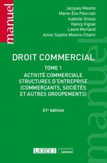DROIT COMMERCIAL, TOME I