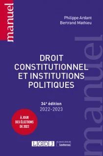 DROIT CONSTITUTIONNEL ET INSTITUTIONS POLITIQUES