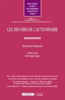 LES DEVOIRS DE L'ACTIONNAIRE