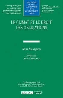 LE CLIMAT ET LE DROIT DES OBLIGATIONS