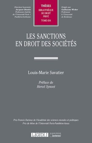 LES SANCTIONS EN DROIT DES SOCIÉTÉS