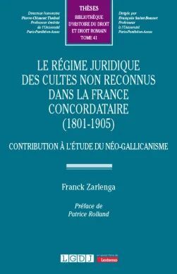 LE RÉGIME JURIDIQUE DES CULTES NON RECONNUS DANS LA