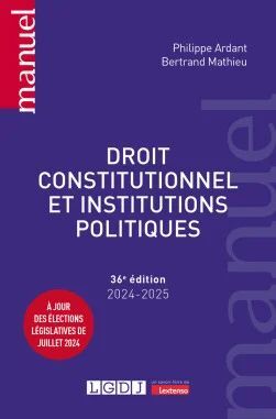 DROIT CONSTITUTIONNEL ET INSTITUTIONS POLITIQUES