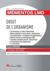 DROIT DE L'URBANISME