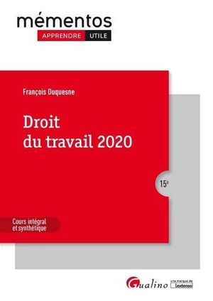 DROIT DU TRAVAIL 2020