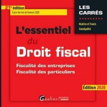 L'ESSENTIEL DU DROIT FISCAL