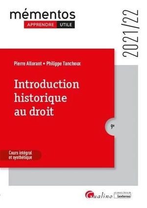 INTRODUCTION HISTORIQUE AU DROIT