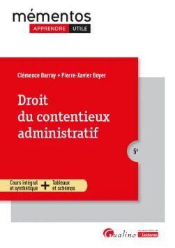 DROIT DU CONTENTIEUX ADMINISTRATIF