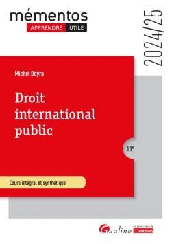 DROIT INTERNATIONAL PUBLIC