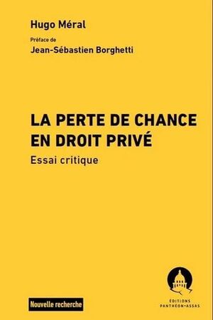 LA PERTE DE CHANCE EN DROIT PRIVE