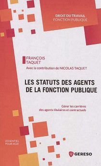 LES STATUTS DES AGENTS DE LA FONCTION PUBLIQUE