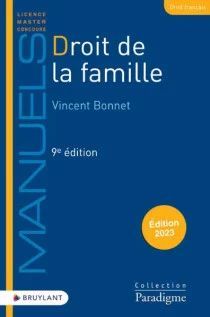 DROIT DE LA FAMILLE