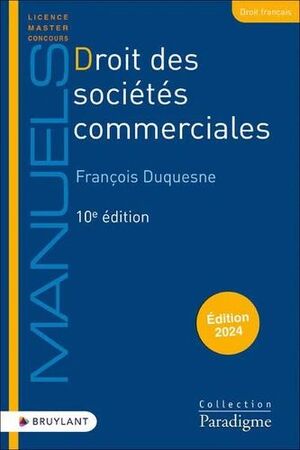 DROIT DES SOCIÉTÉS COMMERCIALES