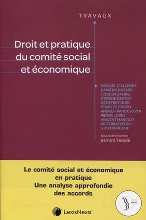 DROIT ET PRATIQUE DU COMITÉ SOCIAL ET ÉCONOMIQUE