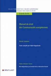 MANUEL DE DROITS DES COMMUNAUTÉS EUROPÉENNES