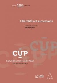 LIBÉRALITÉS ET SUCCESSIONS