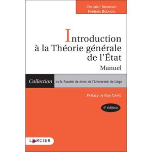 INTRODUCTION À LA THÉORIE GÉNÉRALE DE L'ÉTAT