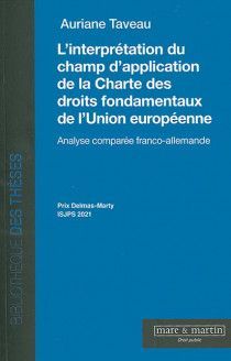 L'INTERPRÉTATION DU CHAMP D'APPLICATION DE LA CHARTE DES DROITS