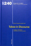 TABOO IN DISCOURSE