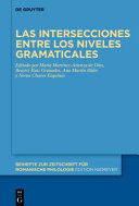 LAS INTERSECCIONES ENTRE LOS NIVELES GRAMATICALES