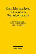 KÜNSTLICHE INTELLIGENZ UND JURISTISCHE HERAUSFORDERUNGEN
