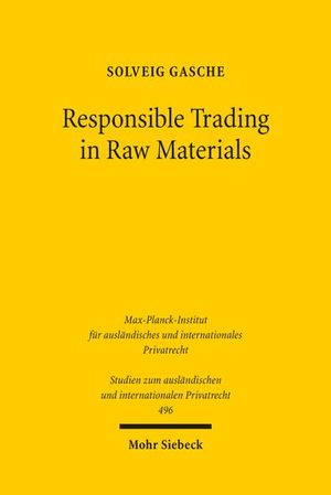RESPONSIBLE TRADING IN RAW MATERIALS