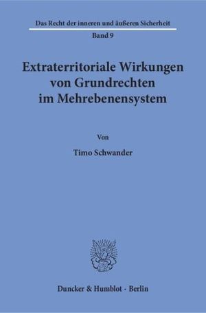 EXTRATERRITORIALE WIRKUNGEN VON GRUNDRECHTEN IM MEHREBENENSYSTEM