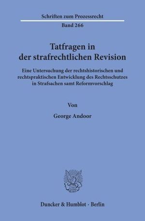 TATFRAGEN IN DER STRAFRECHTLICHEN REVISION.