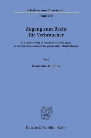 ZUGANG ZUM RECHT FÜR VERBRAUCHER