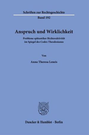 ANSPRUCH UND WIRKLICHKEIT.