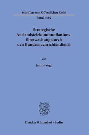 STRATEGISCHE AUSLANDSTELEKOMMUNIKATIONSÜBERWACHUNG