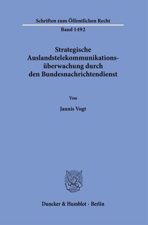 STRATEGISCHE AUSLANDSTELEKOMMUNIKATIONSÜBERWACHUNG