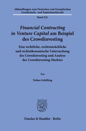 FINANCIAL CONTRACTING IN VENTURE CAPITAL