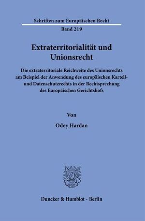 EXTRATERRITORIALITÄT UND UNIONSRECHT