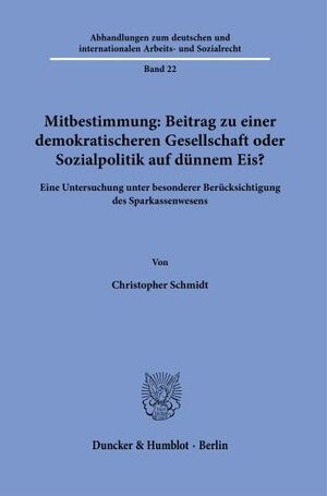 MITBESTIMMUNG: MEHR DEMOKRATIE ODER SOZIALPOLITIK AUF DÜNNEM EIS?