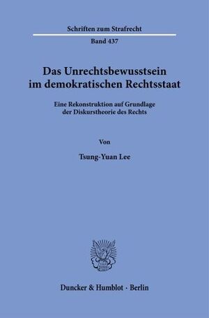 DAS UNRECHTSBEWUSSTSEIN IM DEMOKRATISCHEN RECHTSSTAAT