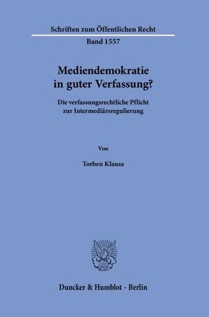 MEDIENDEMOKRATIE IN GUTER VERFASSUNG?