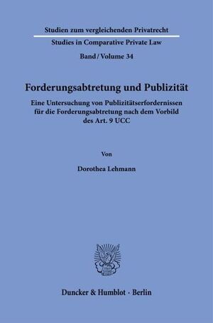 FORDERUNGSABTRETUNG UND PUBLIZITÄT