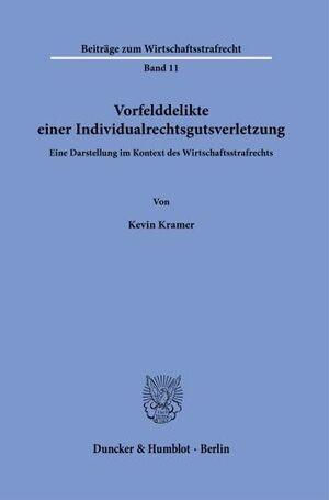 VORFELDDELIKTE EINER INDIVIDUALRECHTSGUTSVERLETZUNG