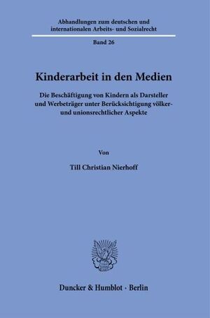 KINDERARBEIT IN DEN MEDIEN