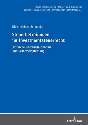 STEUERBEFREIUNGEN IM INVESTMENTSTEUERRECHT