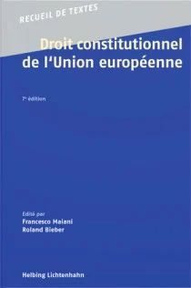 DROIT CONSTITUTIONNEL DE L'UNION EUROPÉENNE