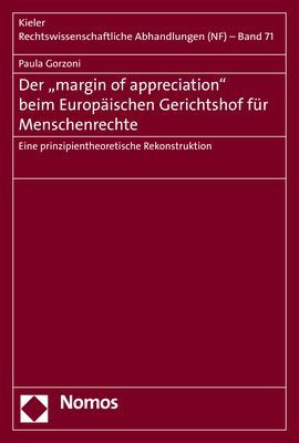DER 'MARGIN OF APPRECIATION' BEIM EUROPÄISCHEN GERICHTSHOF FÜR MENSCHENRECHTE