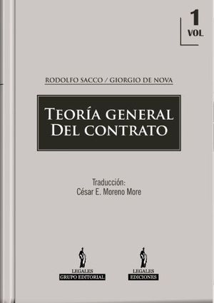 TEORÍA GENERAL DEL CONTRATO. (2 VOLS)