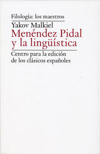 RAMON MENENDEZ PIDAL Y LA LINGÜISTICA