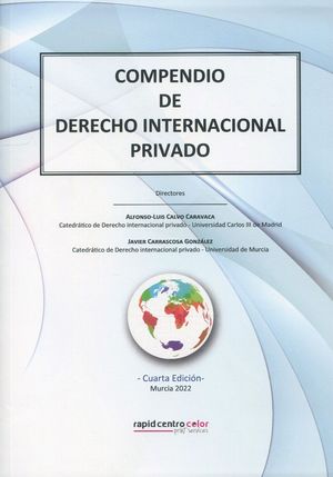 COMPENDIO DE DERECHO INTERNACIONAL PRIVADO.