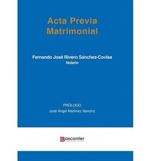 ACTA PREVIA MATRIMONIAL