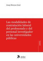LAS MODALIDADES DE CONTRATACION LABORAL DEL PROFESORADO Y DEL PERSONAL