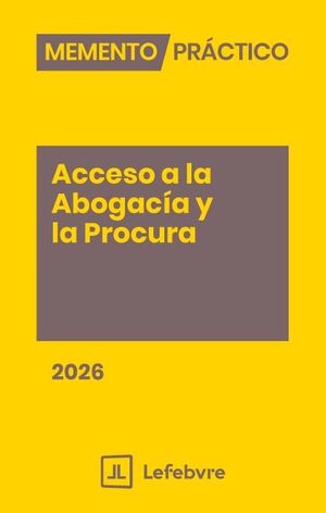 MEMENTO ACCESO A LA ABOGACÍA Y LA PROCURA 2026