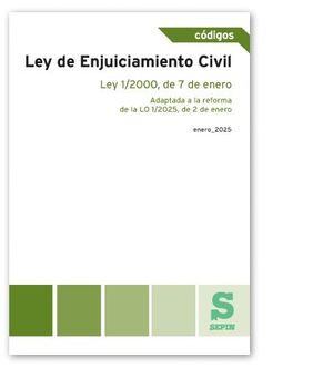 LEY DE ENJUICIAMIENTO CIVIL. LEY 1/2000, DE 7 DE ENERO